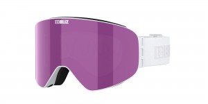 Ski Goggles Bliz Flow Biele Ruzove | JQMLBZ-930