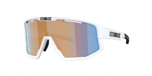Slnecne Okuliare Bliz Fusion Small Biele Modre | VTEPKF-168